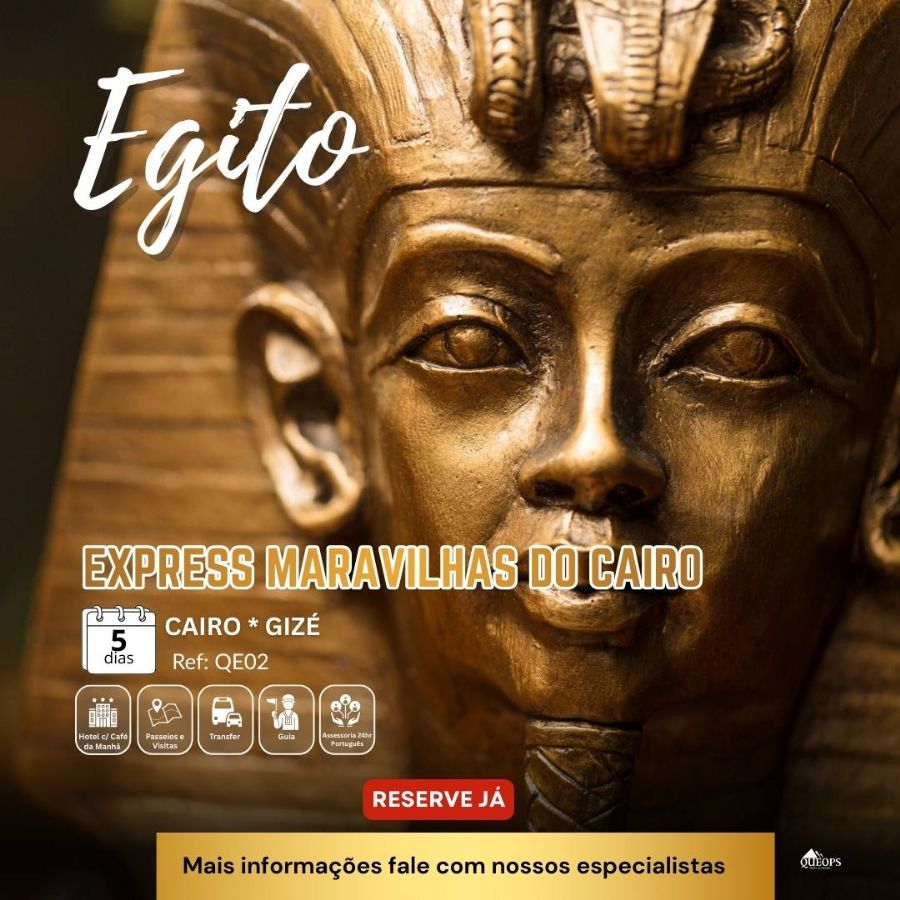 Egito Express Maravilhas do Cairo  5 dias (QE02)